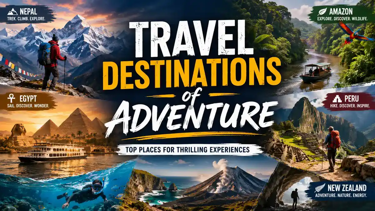 Travel Destinations Of Adventure