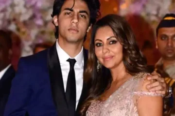 Aryan Khan and Gauri Khan