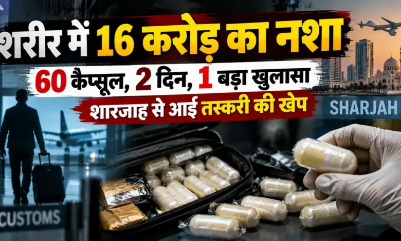 शरीर में छिपाकर लाई 16 करोड़ की हेरोइन: जयपुर एयरपोर्ट पर पकड़ी गई युगांडा की महिला, 60 कैप्सूल निकालने में लगे 2 दिन Jaipur Airport