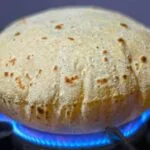 Roti Cook In Gas