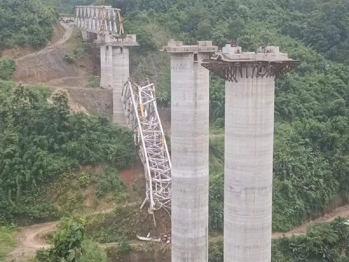 Bridge Collapses in Mizoram