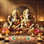 AfestiveDiwaliscenefeaturingidolsofLakshmiandGaneshwithGaneshplacedonLakshmisleftside.Theidolsshouldbeadornedwithfreshflowers: Diwali 2024 Shubh Muhurat