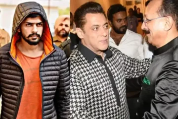 Salman Khan with baba siddique and Lawrence Bishnoi