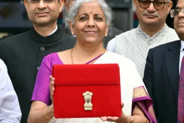 Union Budget 2025 | Nirmala Sitharaman, India's finance minister, leaves the ministry to present the budget at the parliament in New Delhi