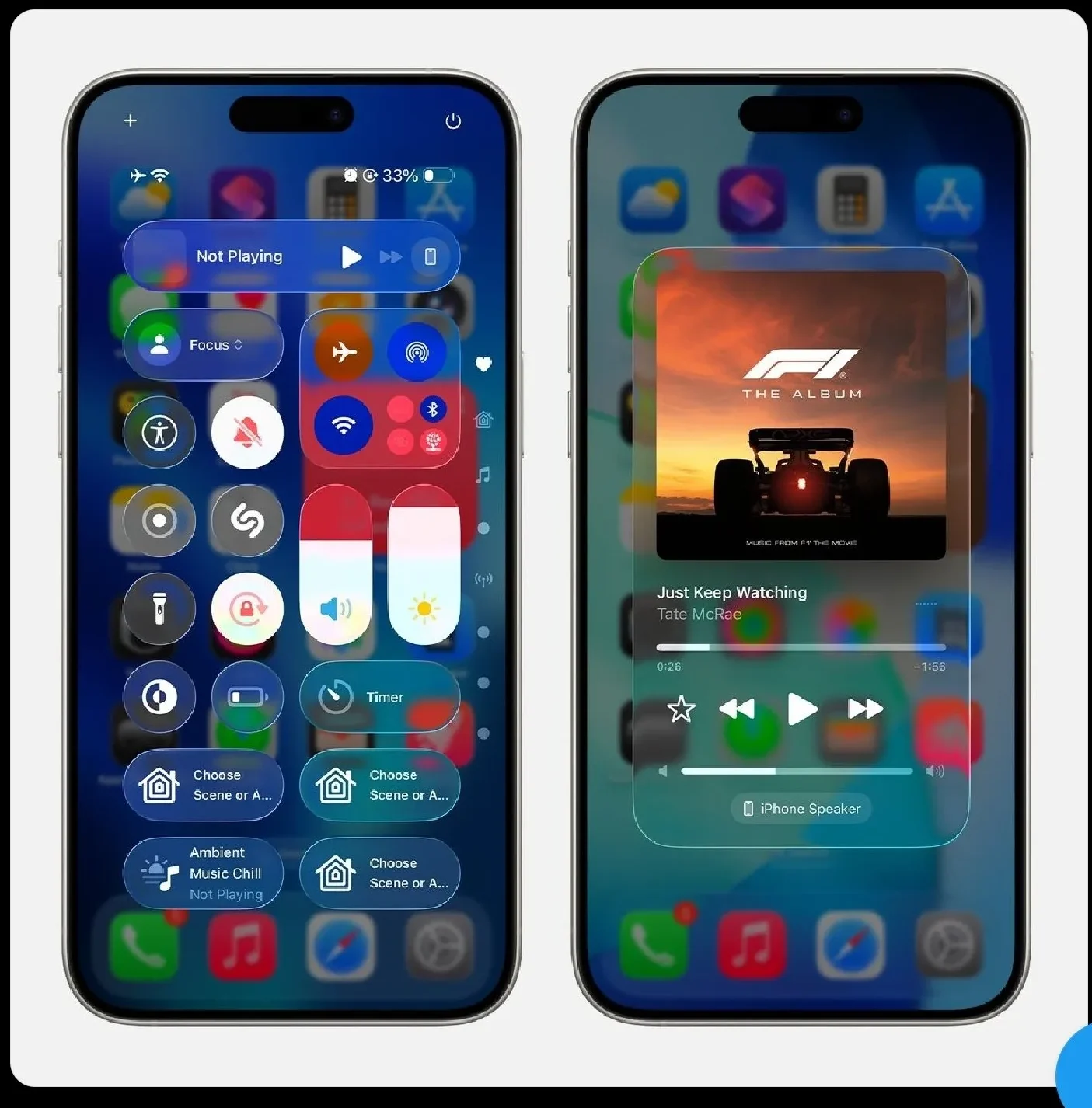 iOS 26 Transparent Design Features