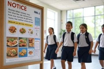 oil sugar warning board