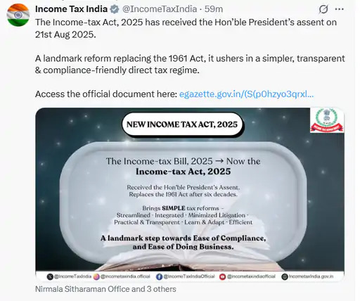 New Income Tax Act 2025