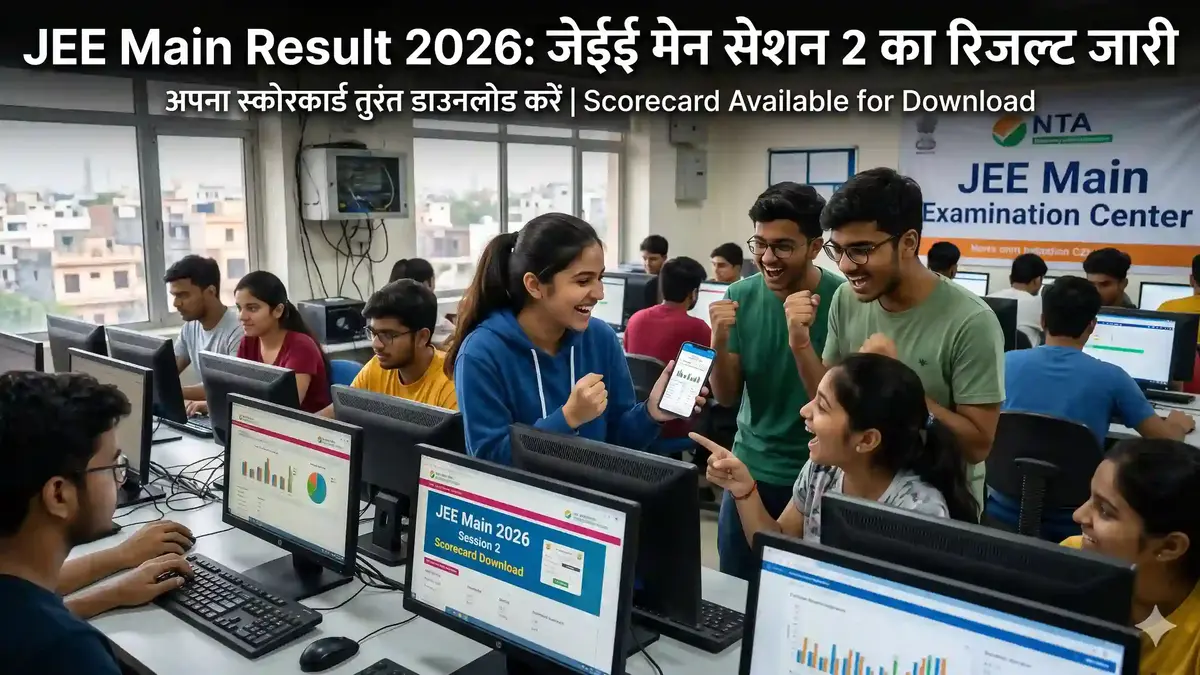 JEE Main Result 2026