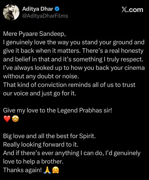 Sandeep Vanga Dhurandhar