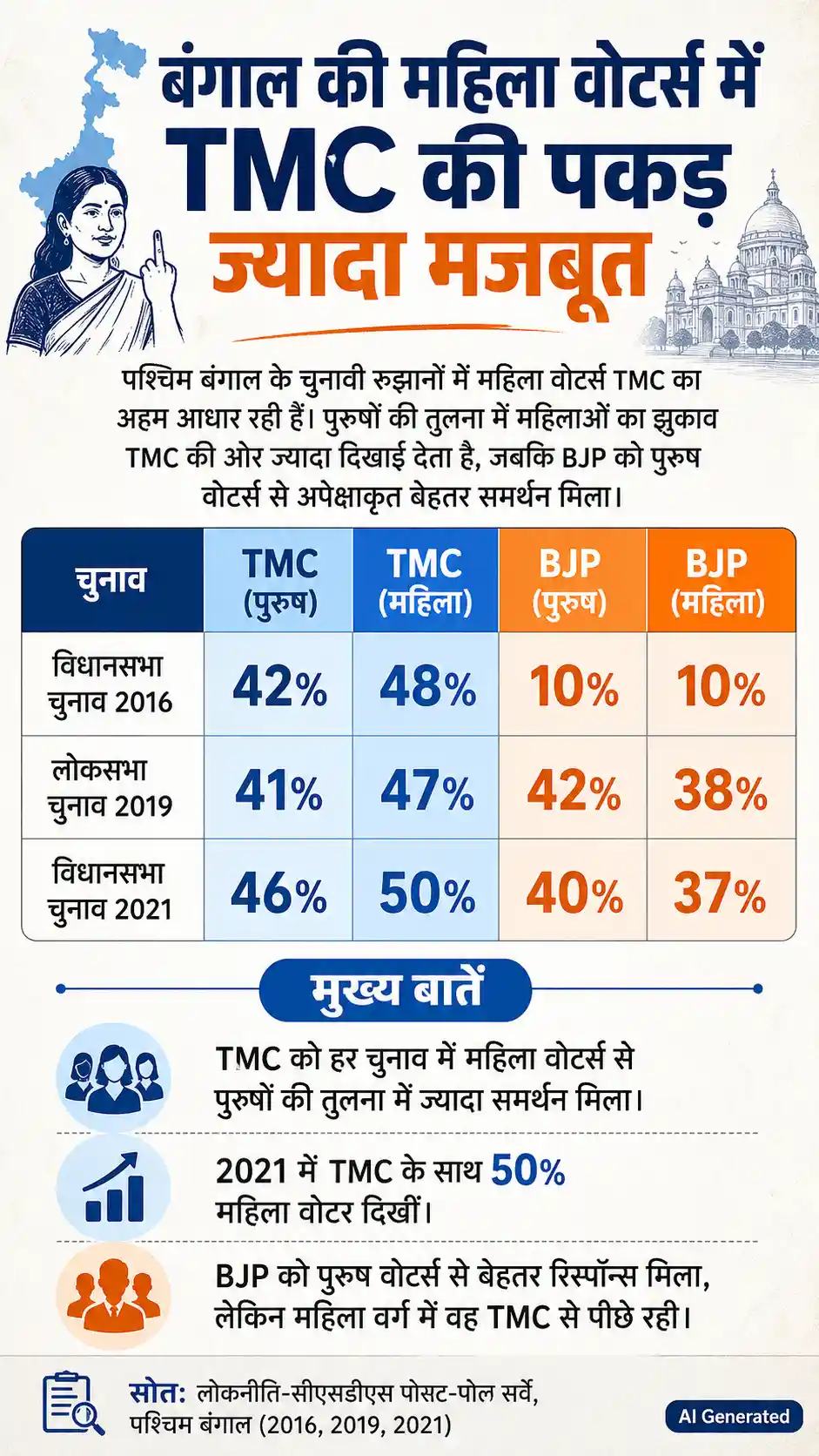 Bengal Election Equation