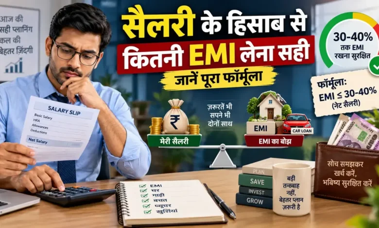 Home Loan EMI Calculator: सैलरी के हिसाब से कितनी EMI लेना सही, जानें पूरा फॉर्मूला Home Loan EMI Calculator