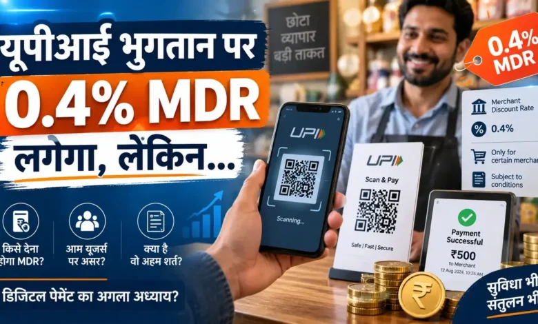 UPI MDR: ₹2000 से ऊपर के पेमेंट पर अब देना होगा चार्ज, जानें नए नियम और GST का असर UPI MDR