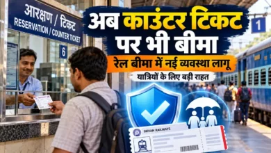 Railway Counter Ticket Insurance
